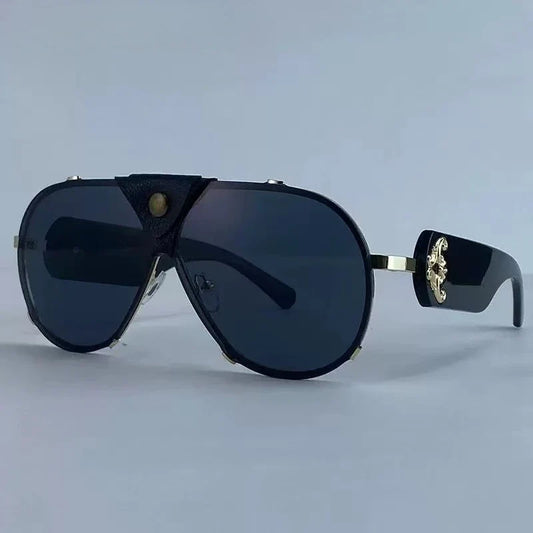 2025 New Toad Mirror Men's Retro Rimless Alloy Legs Sun Glasses Male Pilot Sunglasses Women Driving UV400 Eyewears Gafas De Sol