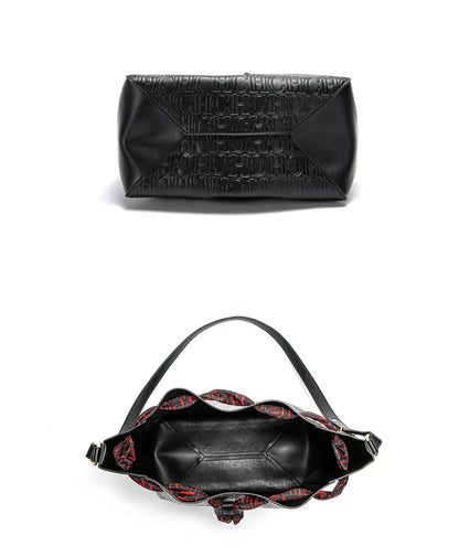 Women's Bag New Fashion Large Capacity Shopping Travel Commuting Female Bag Fashion Classic Luxury Brand Ladies PU Bucket Bags