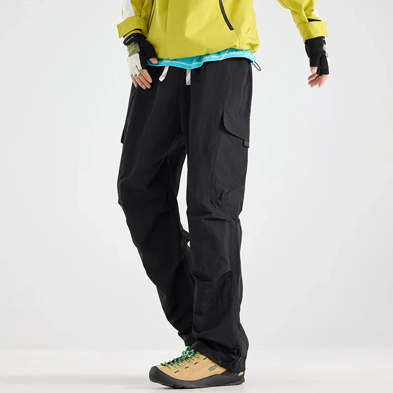 Men's Water-repellent Hiking Pants Scratch Resistance Fashion Cargo Pants Breathable Trousers Fishing Camping Pants
