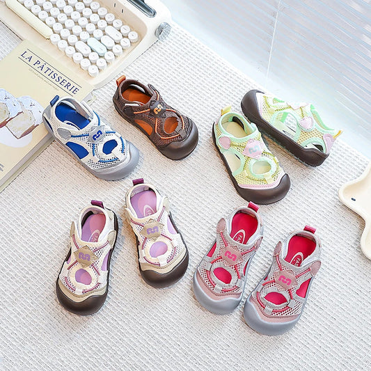 Boys Girls Recycled Adventure Sandals 2026 New Summer Kids Sporty Sandals Non-slip Versatile Chic Outdoor Barefoot Hiking Shoes