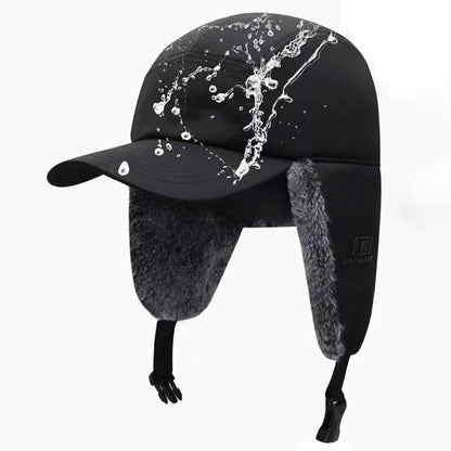 Russian Hat Men Women Waterproof Snow Ski Earflap Cap Thick Warm Fleece Lined Autumn Winter Hat Male Female Trapper Caps