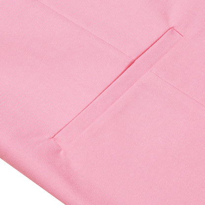 Solid Peach Pink Men Vest Wedding Slim Waistcoat Neck Tie Hanky Cufflinks Set for Male Business Party Designer Gifts