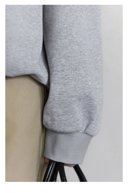 Korean Women Sweatshirts Loose Casual New Contrast Splicing Hoodie Female Top Woman T Shirt Pullover Spring Autumn 2025
