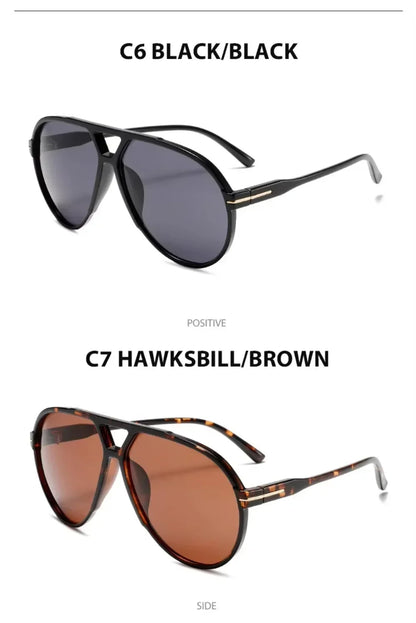 Fashion Designer Inspired Sunglasses Men Women Vintage Oversized Pilot Sun Glasses Retro Gafas Lentes De Sol Hombre Mujer