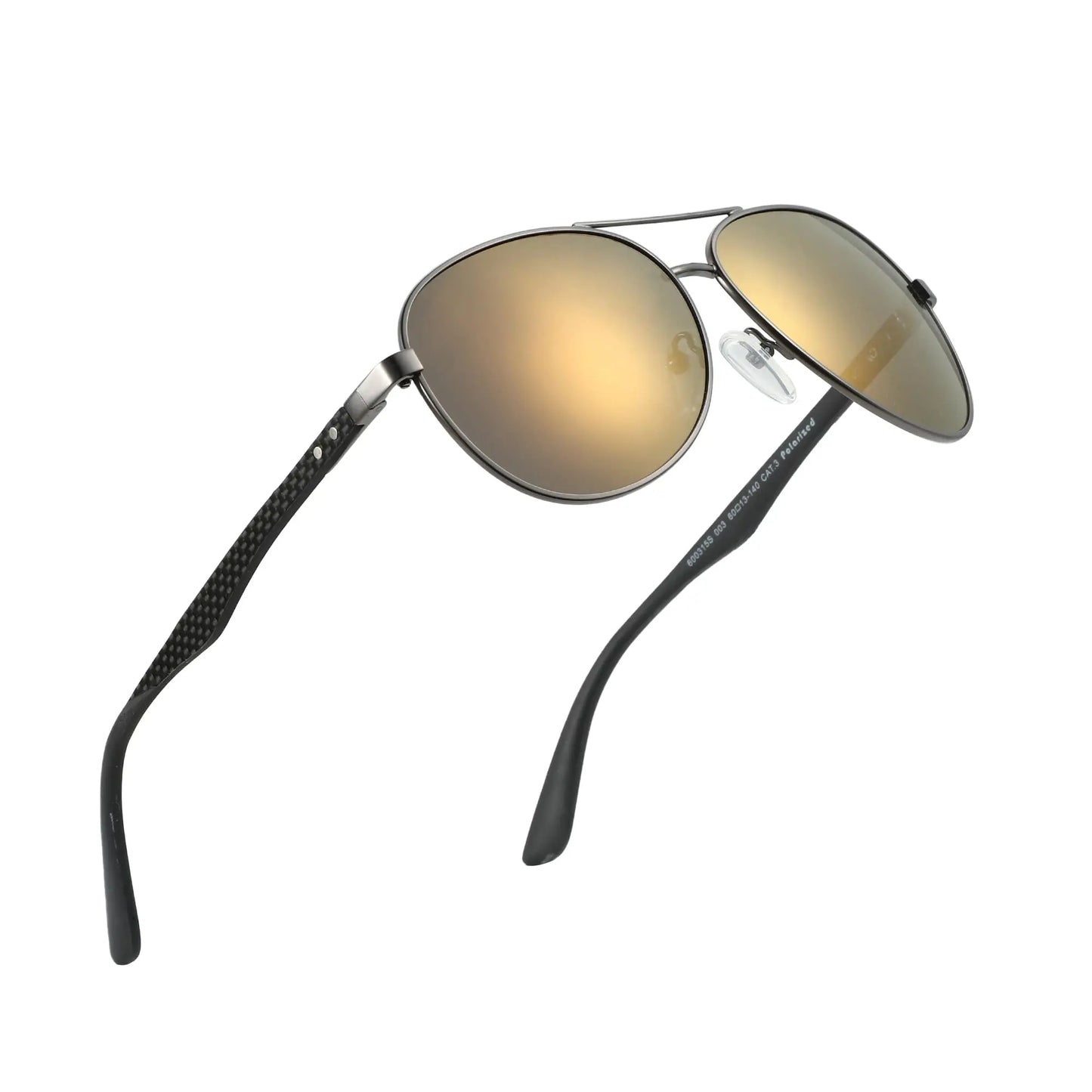 Hot Sale Carbon Fiber Polarized Sunglasses Pilot Shade for Men Uv Protection Fishing Driving Golf
