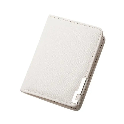Black Faux Leather Slim Wallet with Multiple Card Slots Business Style for Men Perfect for Business Meetings