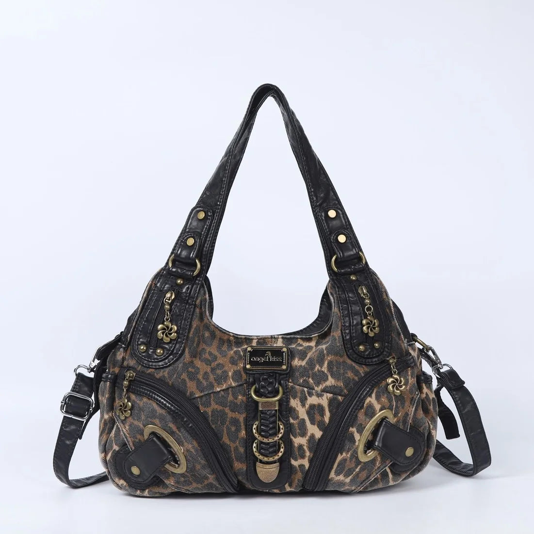 Women Handbags Fashion Shoulder Bag Large Black Tote Top-handle Shopping Pack Multiple Pockets Satchel Lady  Purse