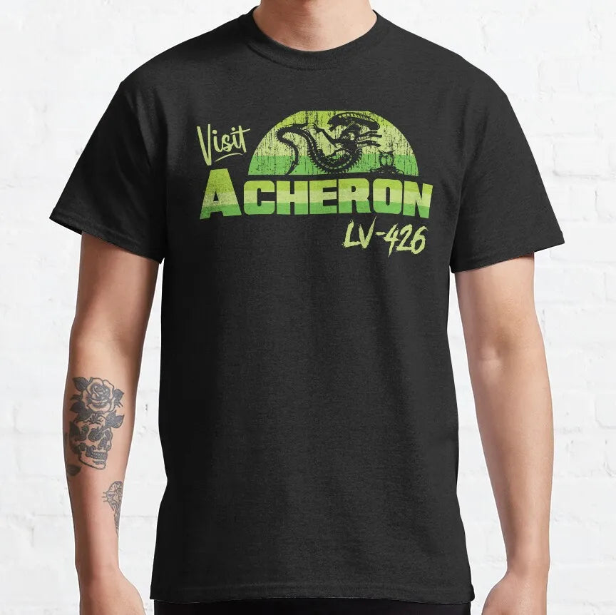 Alien Ellen Ripley 80s Science Fiction Retro Movie Weyland Xenomorph Yutani Prometheus T Shirt 100% Cotton Tees Tops Graphic