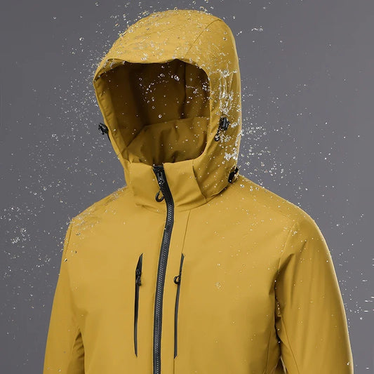 Warm Fleece Jacket Men Women Waterproof Windproof Winter Coat Unisex Outdoor Hiking Camping Skiing Climbing Windbreaker