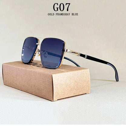 2023 Luxe Square Sunglasses For Men Vintage UV400 Sunglasses Women Trendy Fashion Sun Glasses Retro Gafas De Sol Hombre Lunette