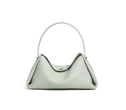 Minimalist Lady Soft Genuine Leather Pillow Crossbody Bag Women's Convertible Shoulder Bags 2026 New Chic Solid Color Handbag