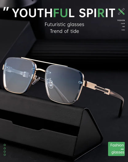 Retro Square Sunglasses For Men Sunscreen Vintage Sunglasses Women Trendy And Fashionable Fashion Glasses Gafas De Sol Hombre