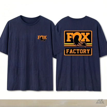 Summer Fox Racing Cross - country Mountain Bike Commemorative T - shirt High Quality Fashion Men Women Short Sleeve Round Neck