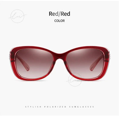 Brand Young Style Women's Sunglasses Gradient Polarized Driving Glasses Luxury Design Ladies Elegant Lunette De Soleil Femme