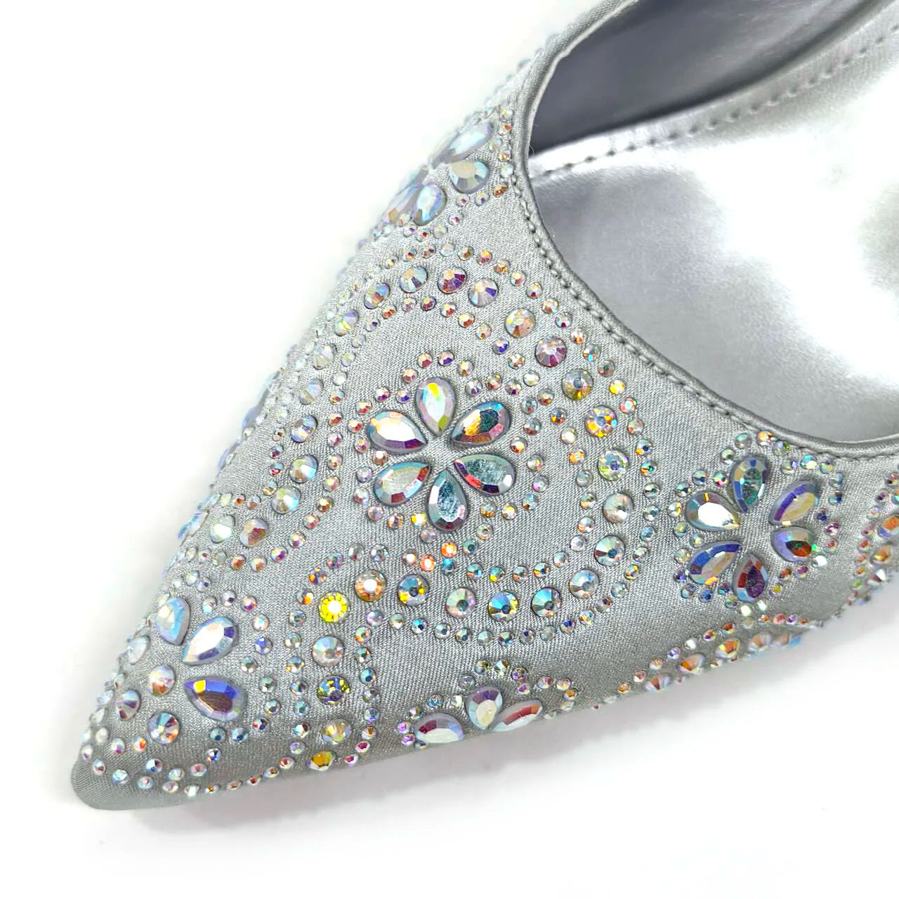 2024 Summer New Design Specials Italian Women Shoes and Bag Set in Royal Green Color Comfortable Heels With Rhinestone for Party