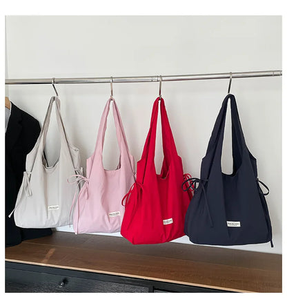 New Fashion Simple Shoulder Bag Women Large Capacity Comfortable Versatile Texture Tote Bag Simple Casual Storage Handbag