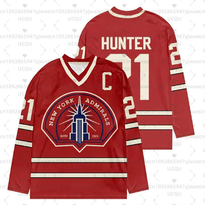 Women Men Rozanov 81 HOLLANDER NO.24 T-shirt Unisex Tops Heated Rivalry Hockey Jersey Long Sleeves T-shirt Tops