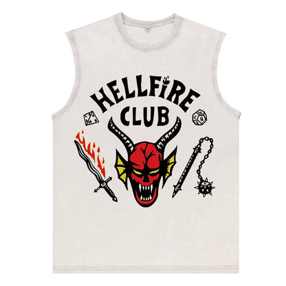 100% Cotton Vintage Washed Club T Shirt Fashion Men/Women Aesthetic Retro Streetwear High Quality Retro Acid Wash Tees Shirts