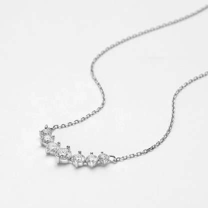 1.7/2.8CT Moissanite Pendant Necklace for Women 925 Sterling Silver Wedding Anniversary Fine Jewelry with Certificates
