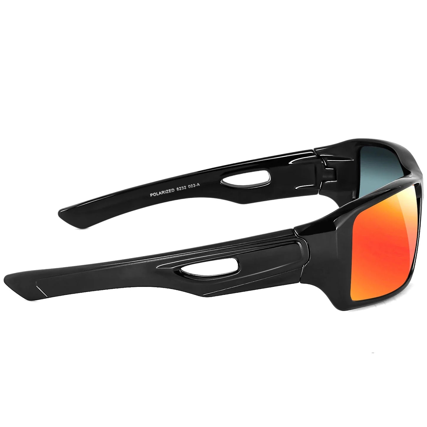 Polarized glasses Wrap Around Sports Sunglasses for Big Heads Men Women UV400 Sun Glasses 8232