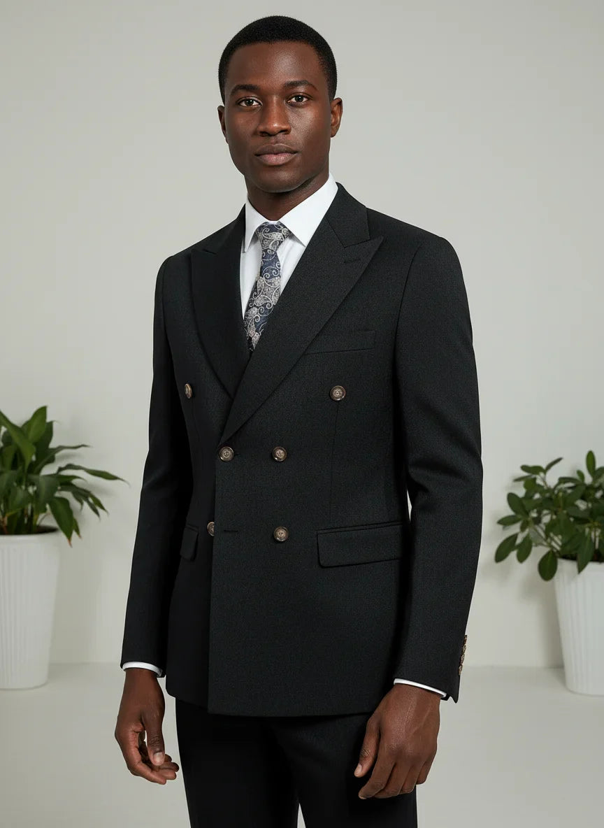 High Quality Elegant Man Suit 2 Piece Set Party Outfit Modern Wedding Dinner Suit for Men Stylish Business Office Suit