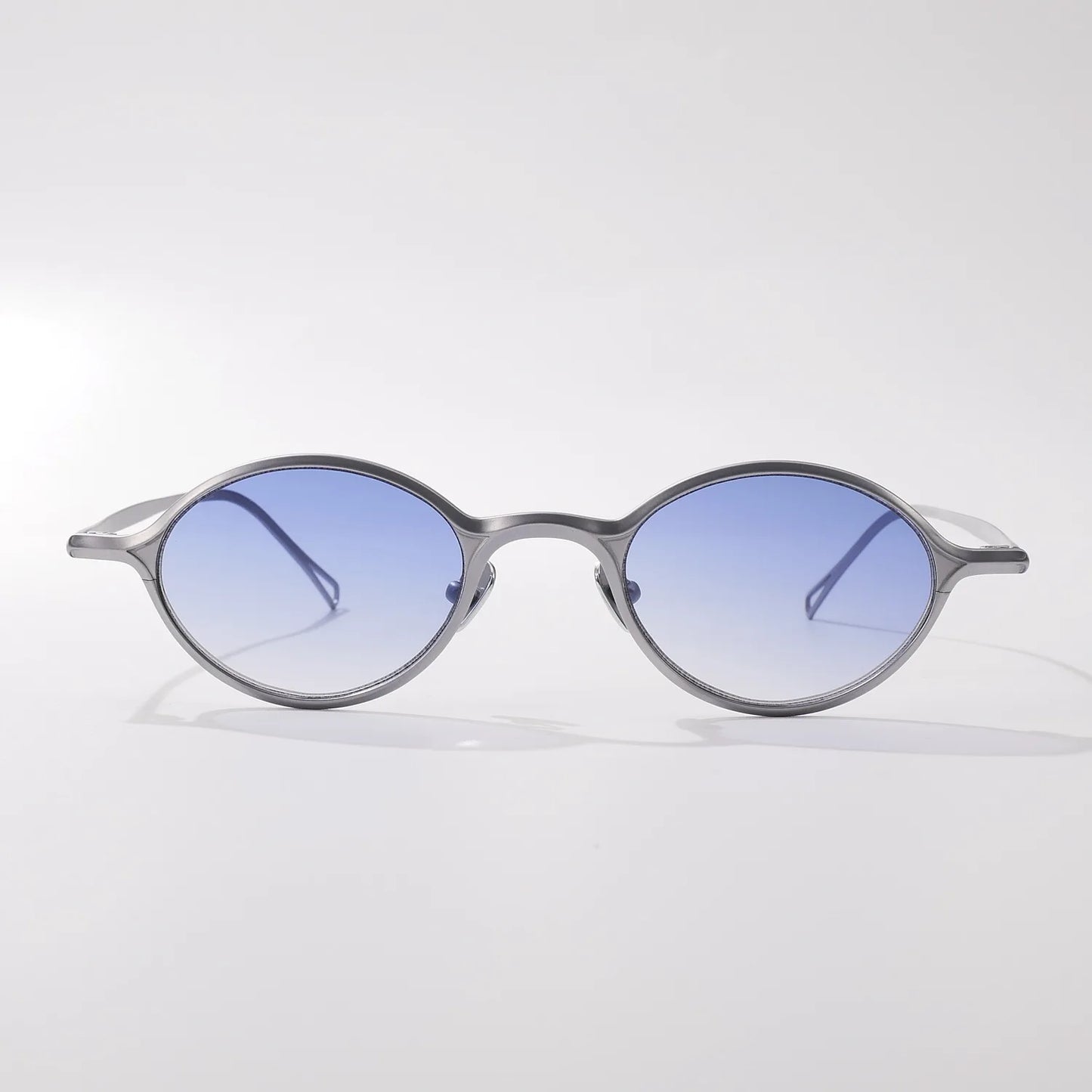 New Top Quality Titanium Summer Women Versatile Oval Sunglasses Outdoor Fashion Beach Driving Sunscreen UV400 Men Sun Glasses