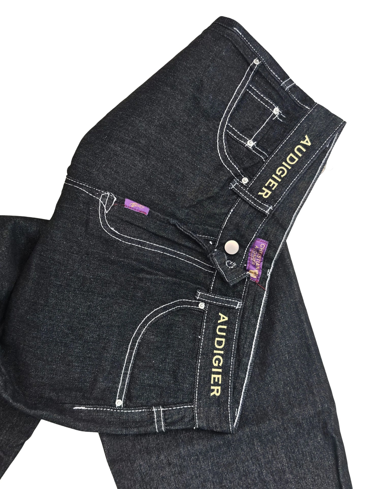 Retro 2000s Diamonds Jeans Y2k Statue of liberty Casual Denim Pants High Waist Straight Harajuku Wide Leg Jeans Women Clothing