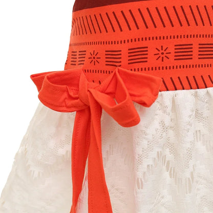 1-6 Yrs Little Moana Halter Sundress Baby Vaian Younger Sister Ocean Voyager Kid Summer Beach Hawaii Style Princess Casual Frock