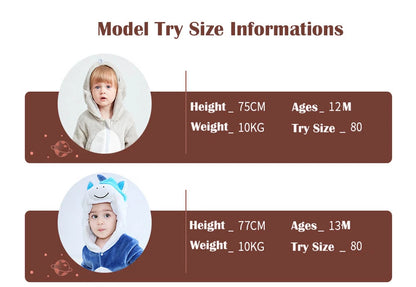 Halloween Dinosaur Winter Baby Romper Kigurumi Costume Flannel Hooded Bodysuit Pajamas Animal Overall Jumpsuit For Girl Boy 0-4T