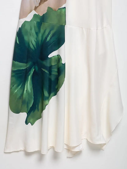 Women Sexy Single Shoulder Floral Print Slim Long Dress Female Chic Backless Side Zipper Brand Party Vestidos DS9198