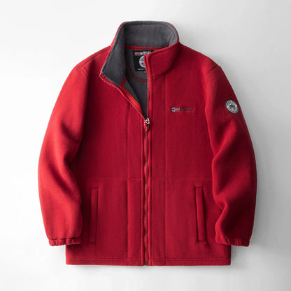 Thickened Double - Sided Polar Fleece Jacket for Men | Autumn/Winter Warm Casual Loose Fit Big Size Coat