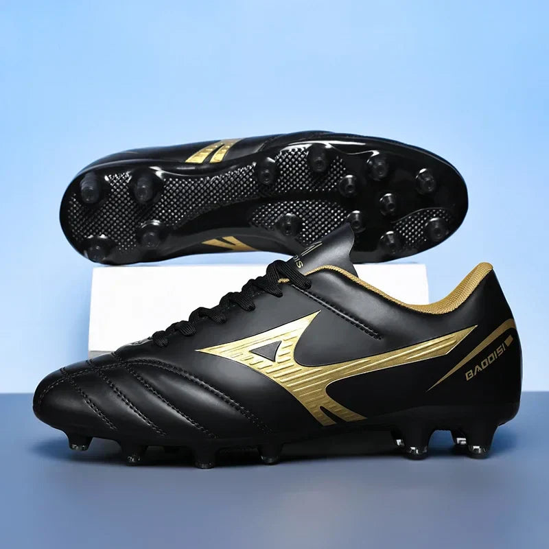 Men Football Boots Soccer Shoes Breathable Professional Turf Outdoor Non-slip Long Spikes Adult Ultralight Training Futsal