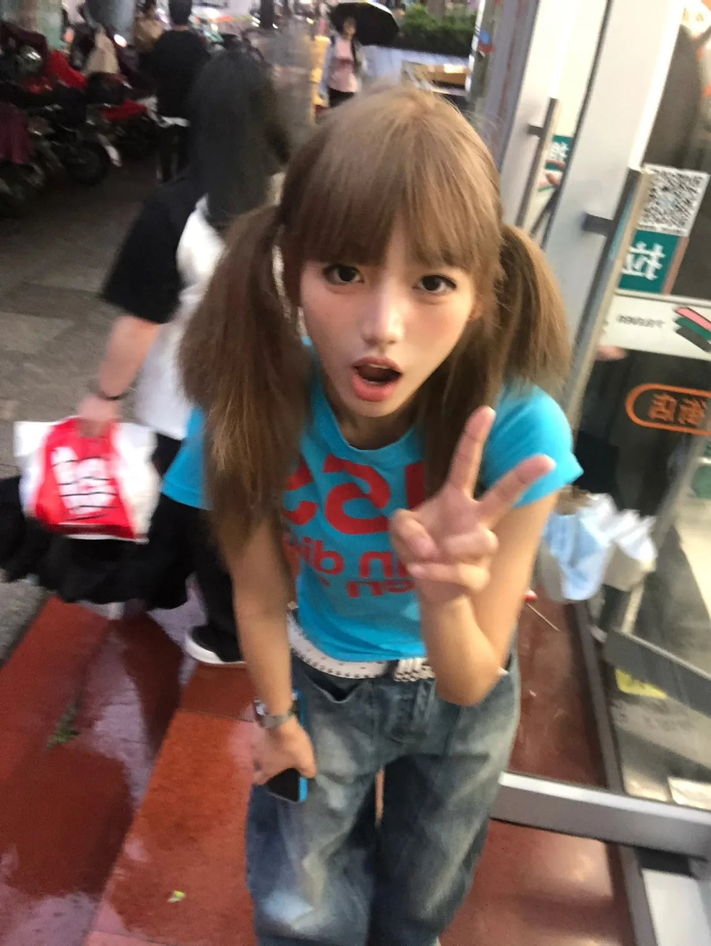 Karrram Japanese Y2k Letter Print T-shirt Trashy 2000s Style Crop Top Vintage Harajuku Short Sleeve Tee Shirt American Retro 90s
