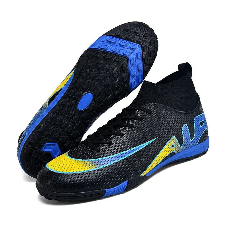 Men Professional Soccer Cleats FG/TF Football Boots Non Slip Breathable Training Shoes Outdoor Match Sneakers Grass Turf Sports