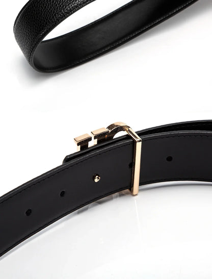 Men's Leather Belts Brand Cowskin Belt Top Quality Men Belt Luxury Designer Leather Belts Metal Buckle Male belts 3.8CM