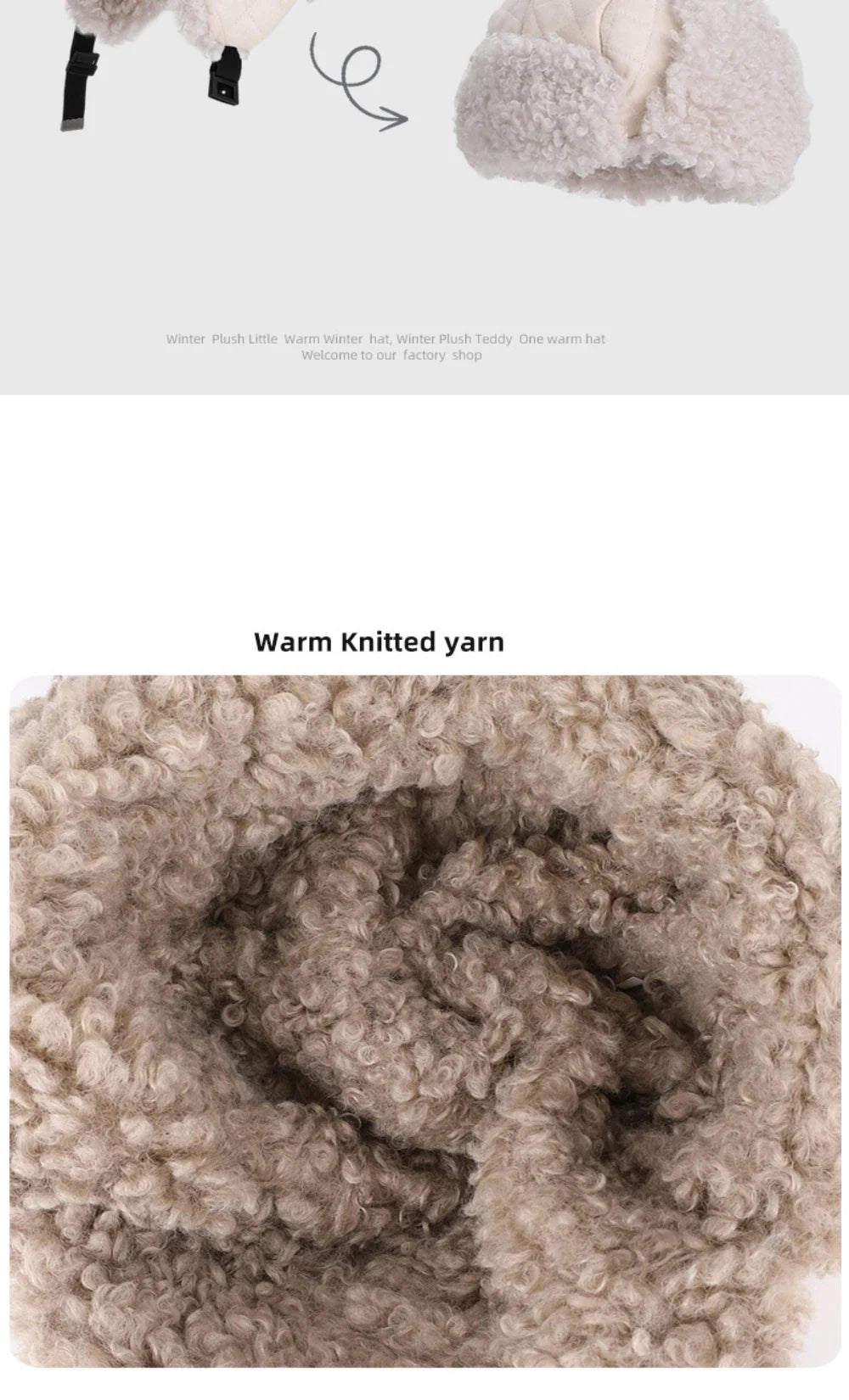 Russian Hat Thick Warm Lamb Fleece Winter Hat for Men Women Windproof Snow Ski Trapper Earflap Cap Male Female Bomber Hat