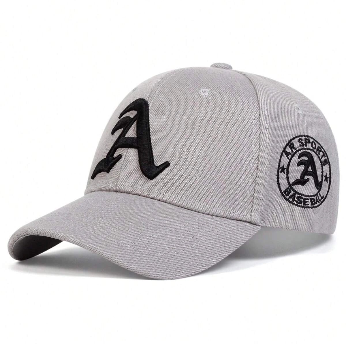 Unisex Gothic Letter A Embroidery Baseball Caps Spring And Autumn Outdoor Adjustable Casual Hats Sunscreen Hat
