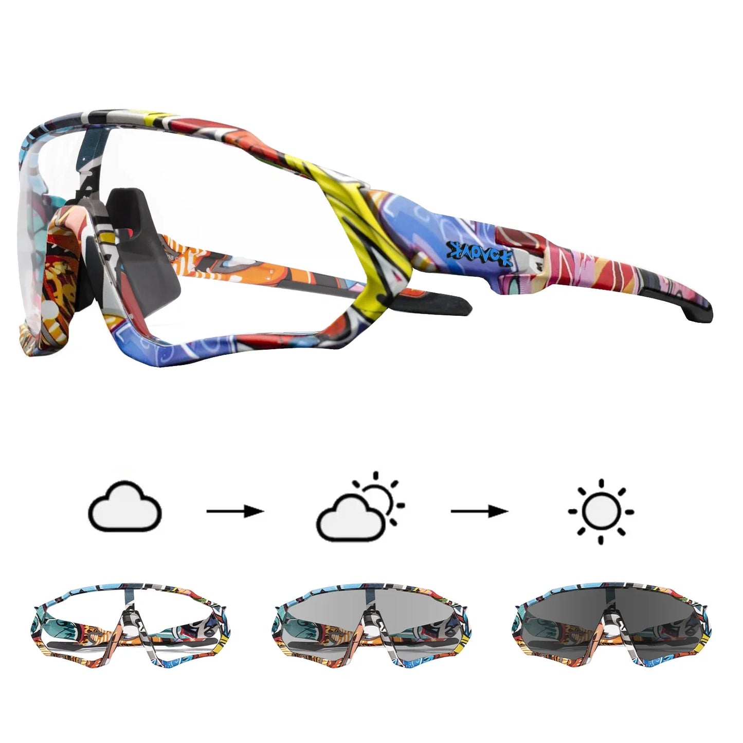 Photochromic Cycling Sunglasses Men Women Road Mtb Mountain Bike Bicycle Glasses Cycling Glasses Sport Running Eyewear