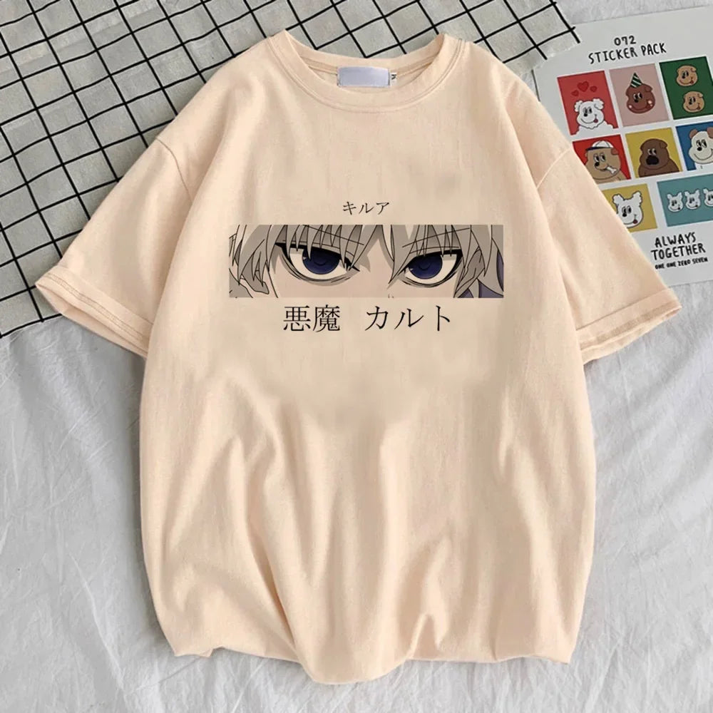 Hunter x Hunter t-shirt women kawaii harajuku  aesthetic anime Breathable Gothic t-shirt Comfortable aesthetic anime Grunge Punk