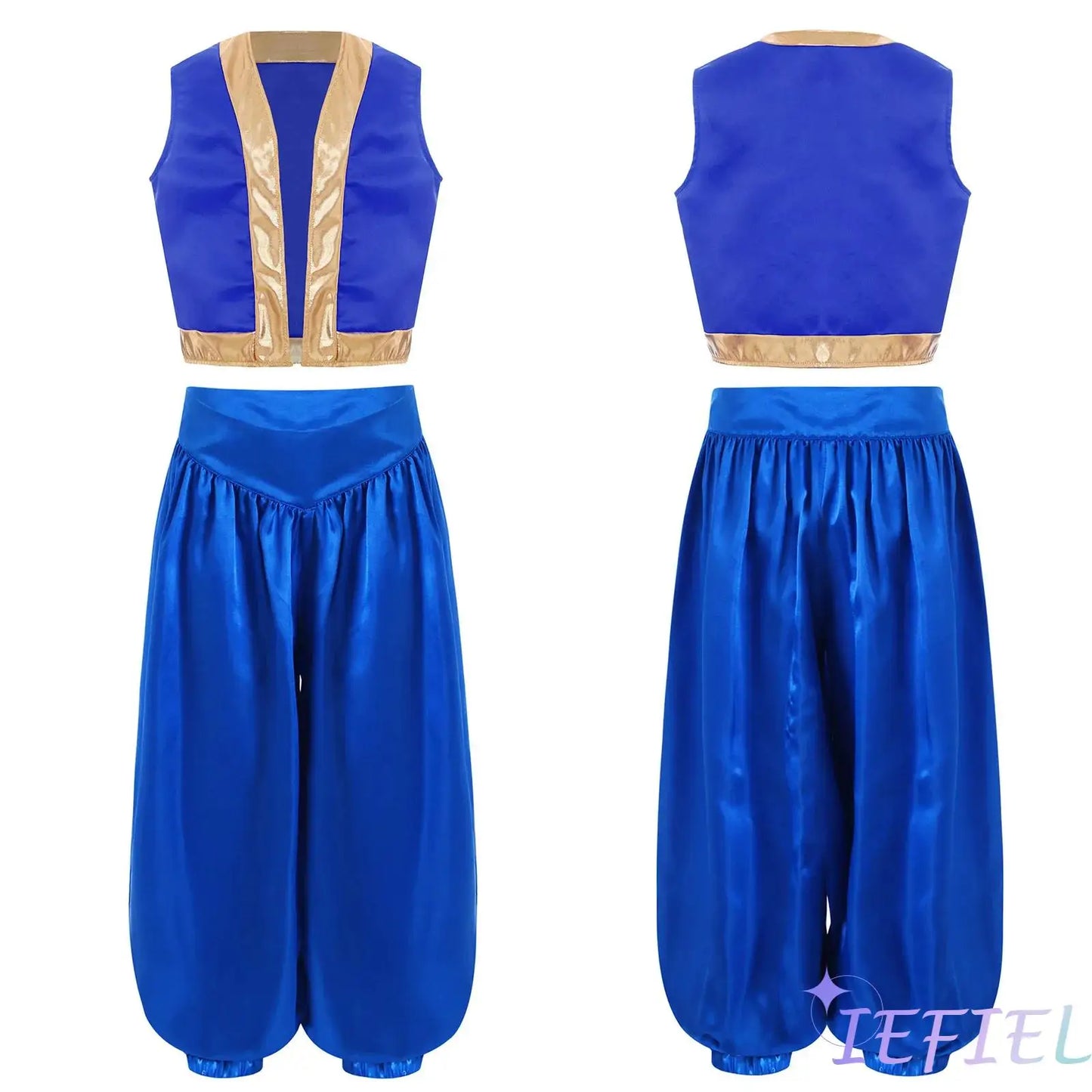 Girls Boys Fancy Dress-up Costume Arabian Costume Prince Role Playing Outfits Carnival Rave Party Suit Halloween Cosplay Costume