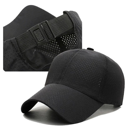 Mesh Quick Dry Cap Men Running Sports Baseball Cap Women Golf Tennis Cap Outdoor Jogging Breathable Sun Hat