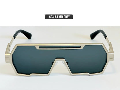 Square Steampunk Sunglasses Women 2026 One Pieces UV400 Protection Sunglass Men Brand Design Fashion Glasses Gafas De Sol Hombre