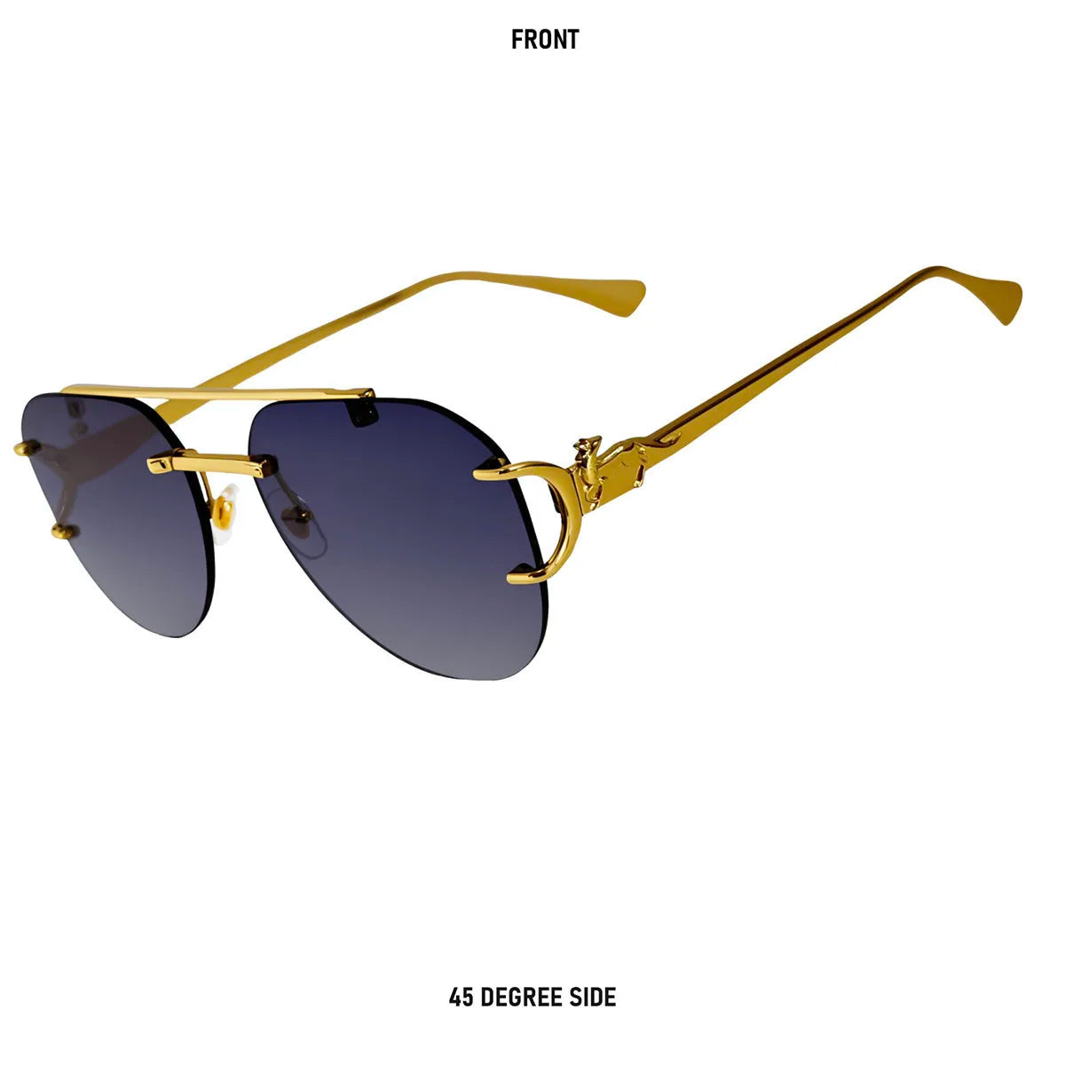 Oval Rimless Sunglasses Women Trendy 2026 Fashion Glasses UV400 Protection Brand Design Sunglass Lentes De Sol Mujer Zonnebril