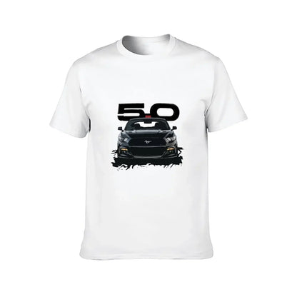Black Mustang S550 T-Shirt for a boy hippie clothes vintage plain t shirts men