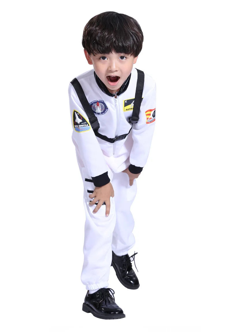 Astronaut Kostuum Voor Kids Space Pak Rol Spelen Dress Up Kostuum School Uniformen Cosplay Party