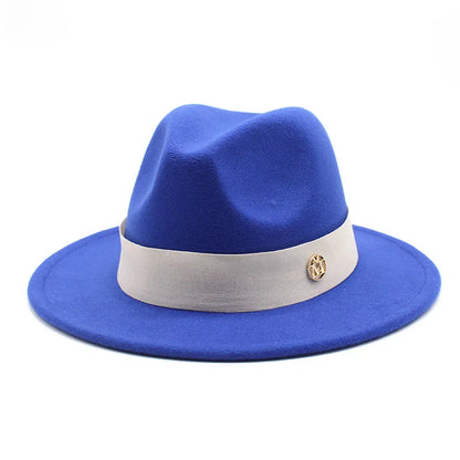 New Fedora Hat for Women Winter Elegant Fashion Formal Wedding Decorate Church Cap Panama Party Jazz Hat Chapeau Femme