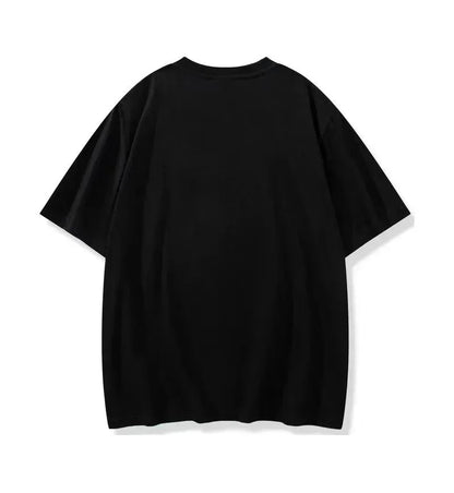 Street Women'S T-Shirts Cat Daily Weekend Black Printing Tops Soft Breathable O-Neck Short Sleeve Summer Casual Female Clothes ﻿