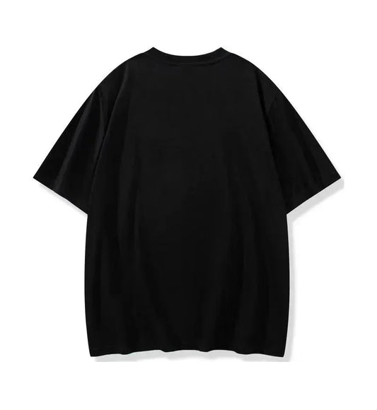 Street Women'S T-Shirts Cat Daily Weekend Black Printing Tops Soft Breathable O-Neck Short Sleeve Summer Casual Female Clothes ﻿