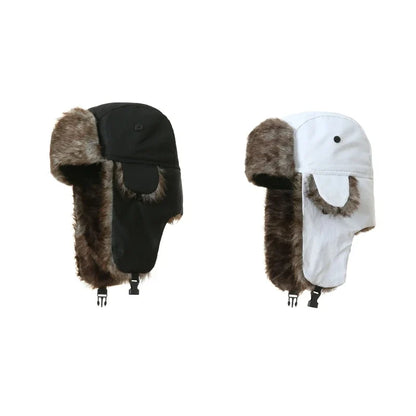 Winter Mens Ushanka Trapper Hat Russian Trooper Ear Flap Cap Earflap