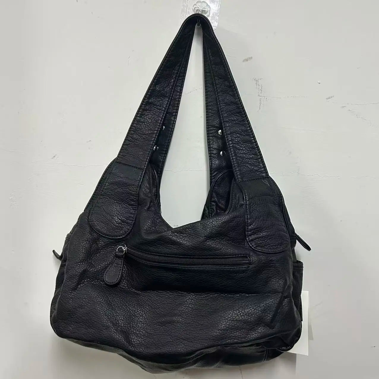 Women Handbags Fashion Shoulder Bag Large Black Tote Top-handle Shopping Pack Multiple Pockets Satchel Lady  Purse